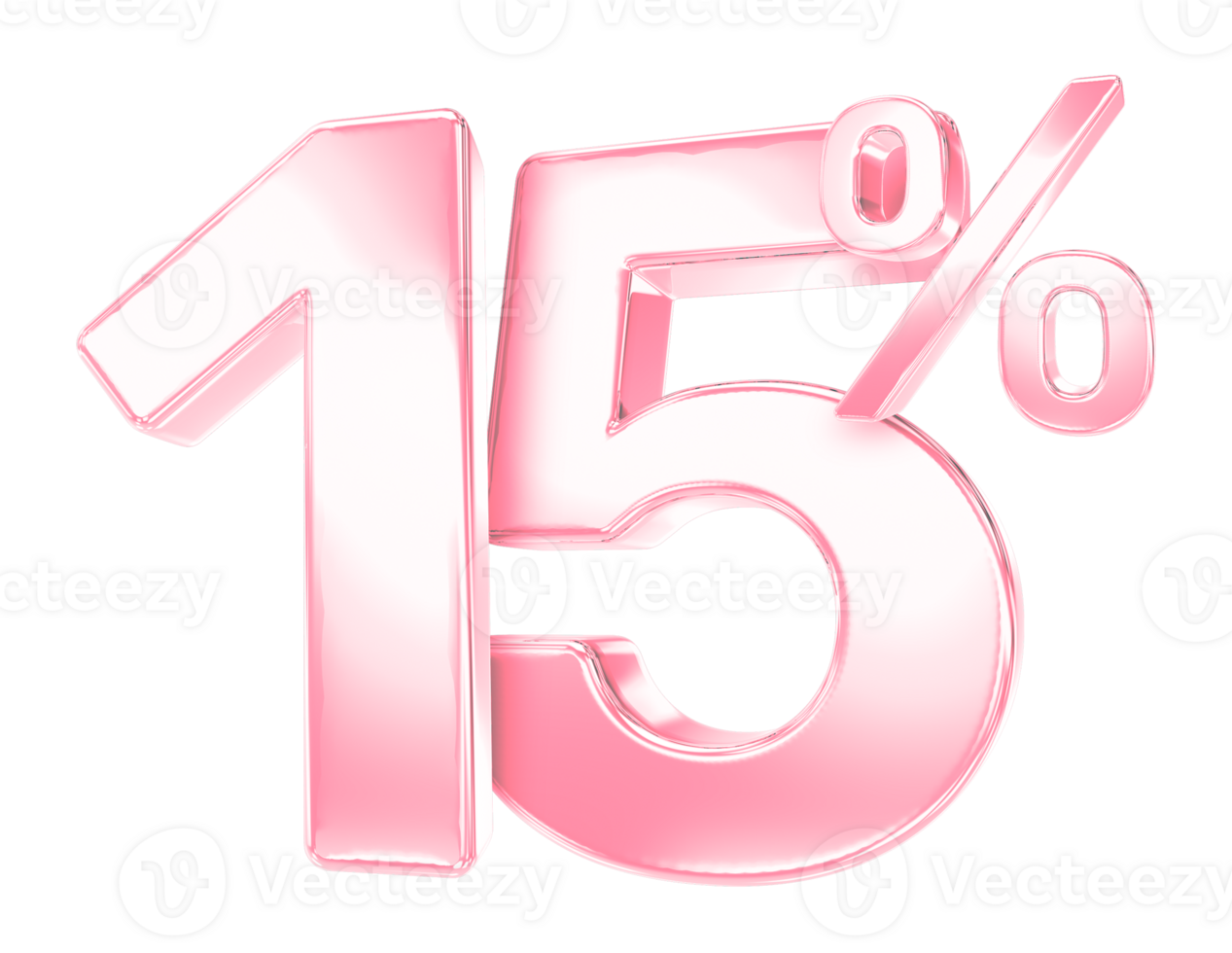 pink percent discount symbol on transparent background png