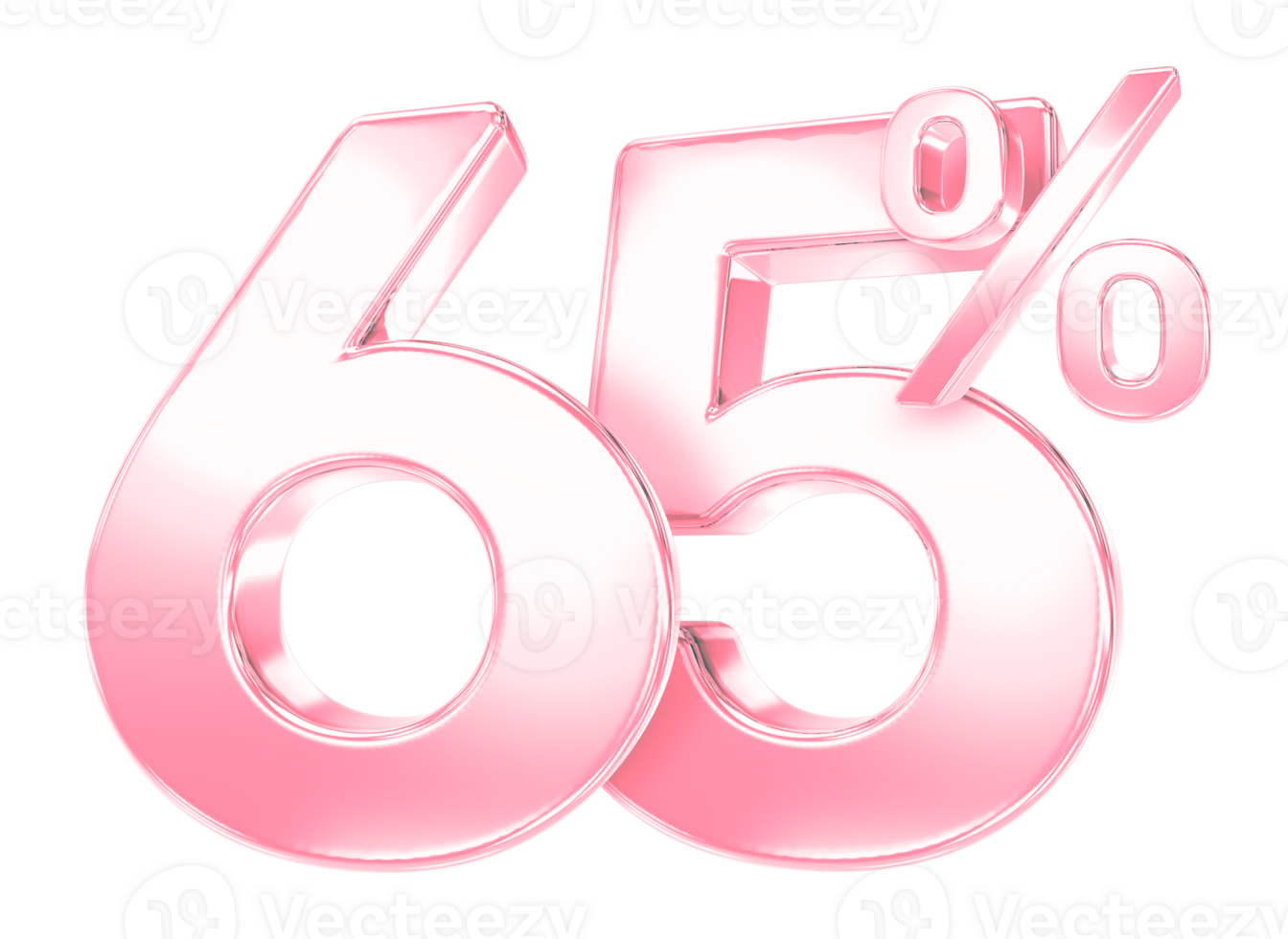 pink percent discount symbol on transparent background png
