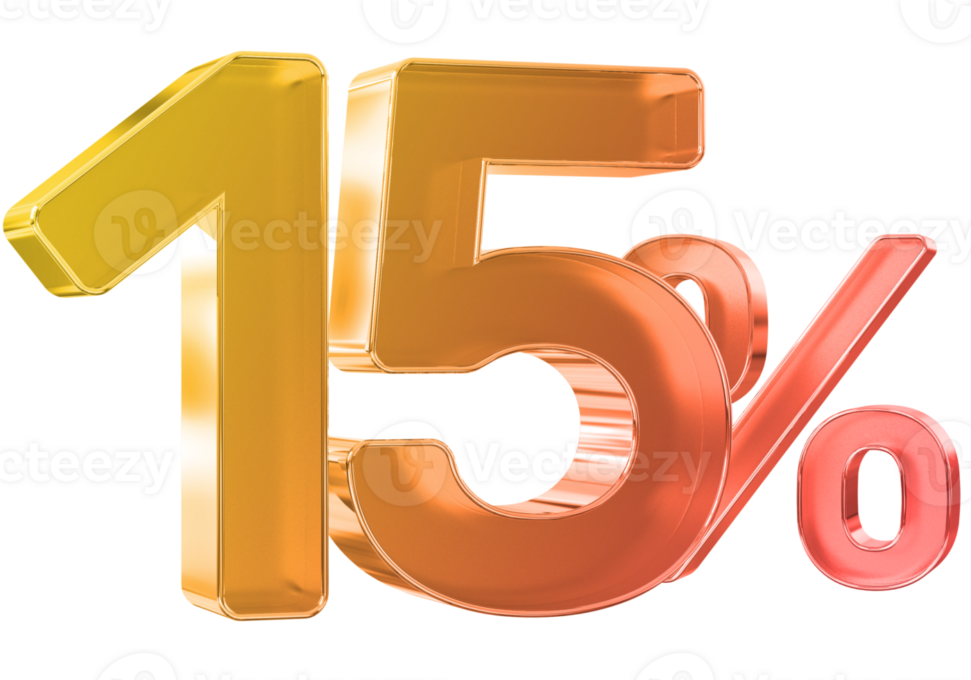 gold number on transparent background png