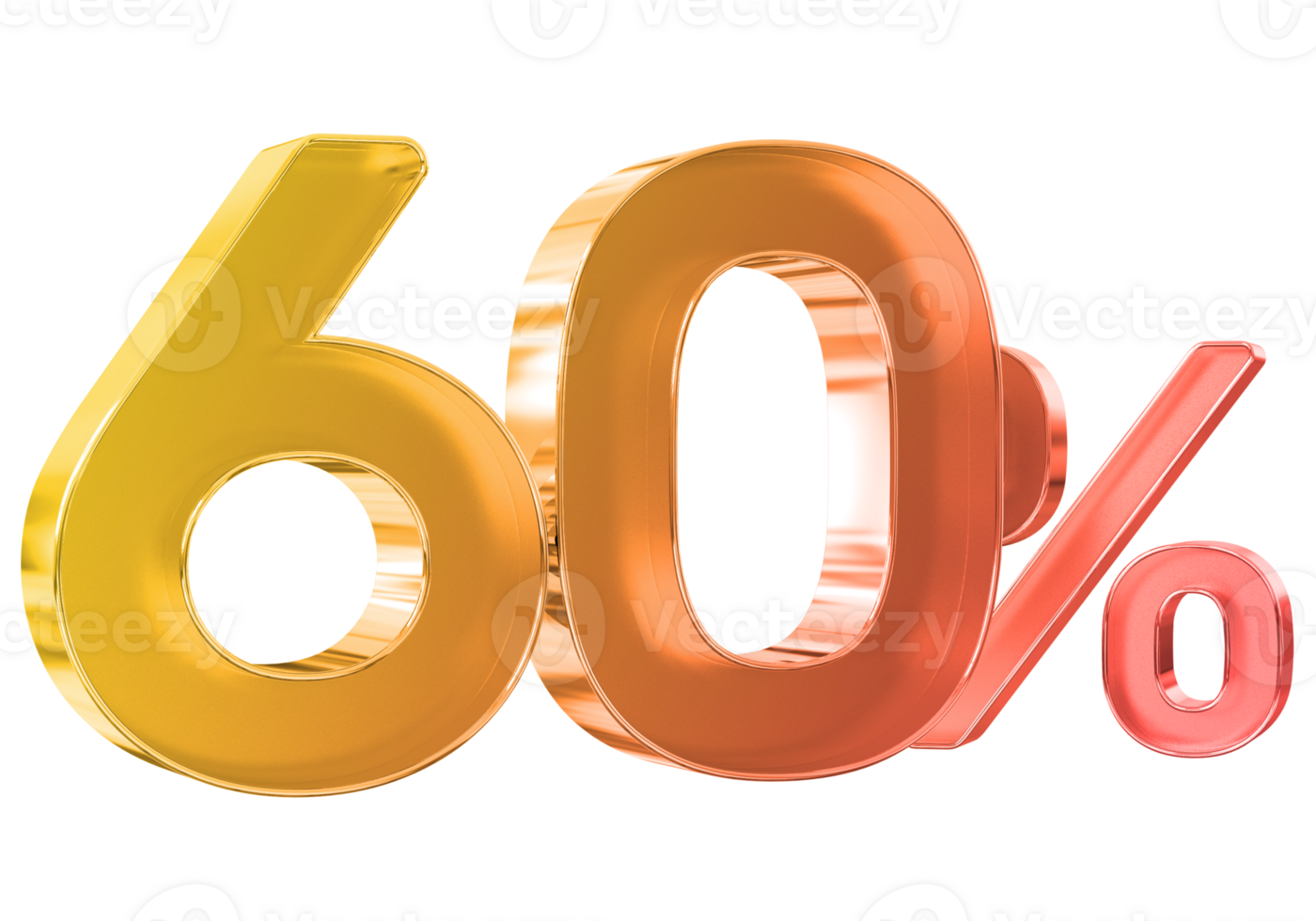 gold number on transparent background png
