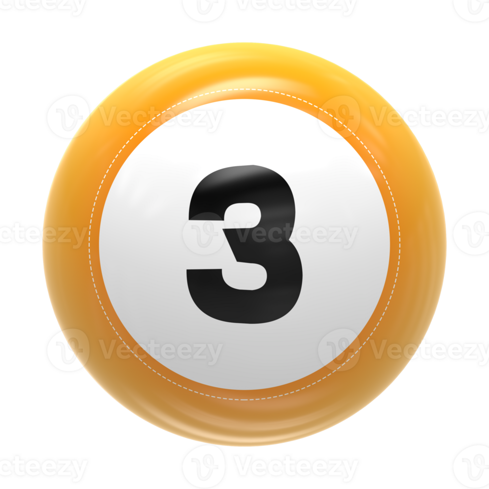 Ball 3D Render png