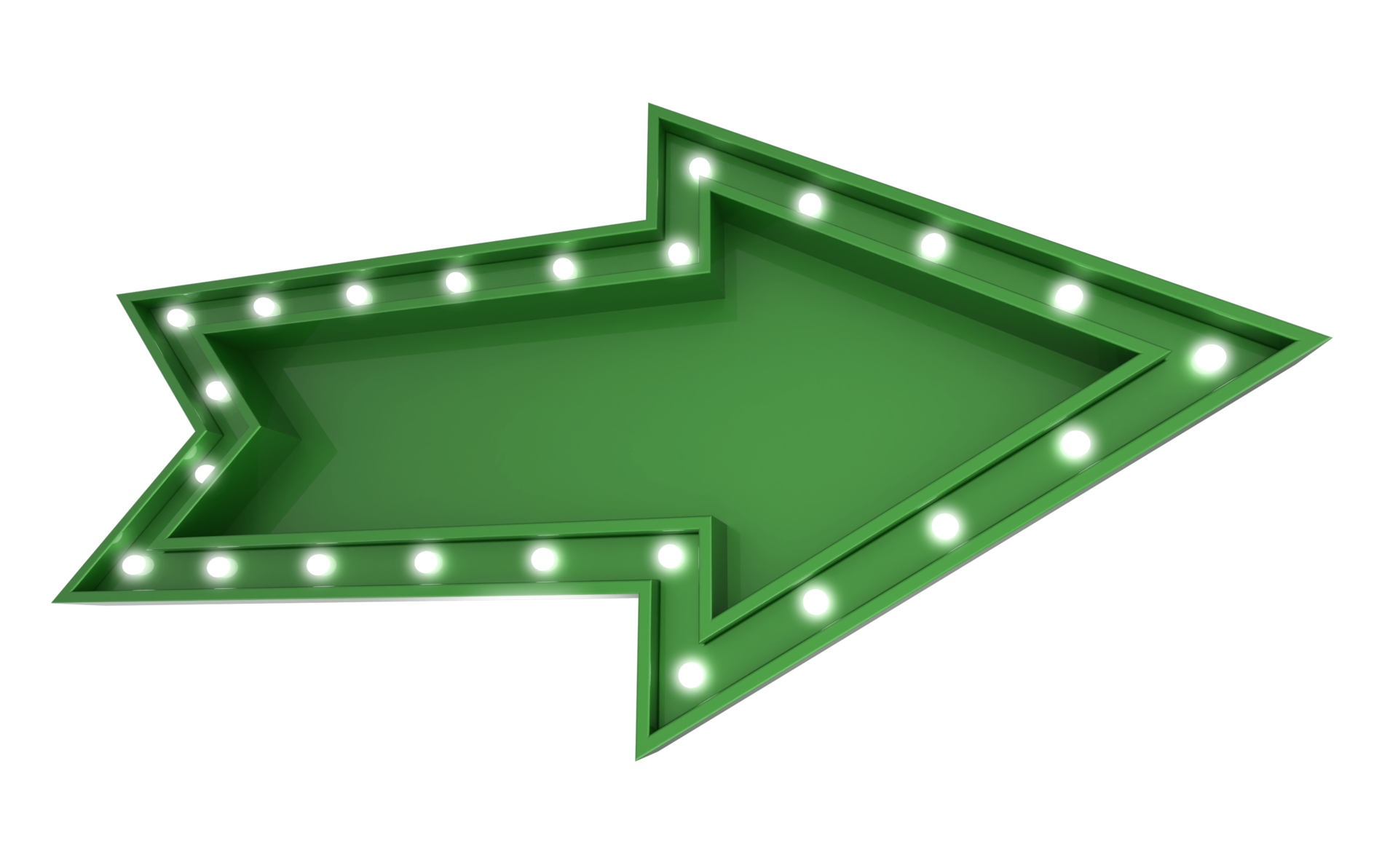 Green Arrow Sign With Lights On Transparent Background 27257251 PNG green-arrow-sign-with-lights-on-transparent-background-27257251-png