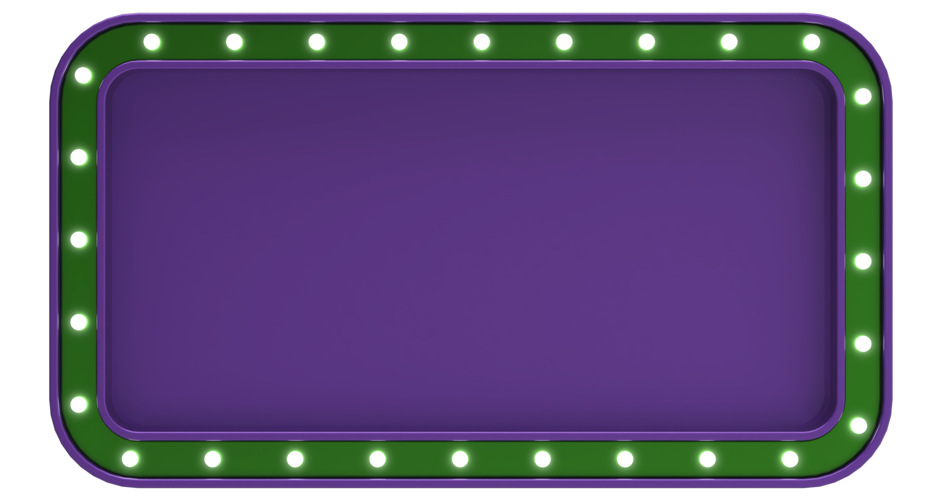 a purple square with green lights on it 27257254 PNG