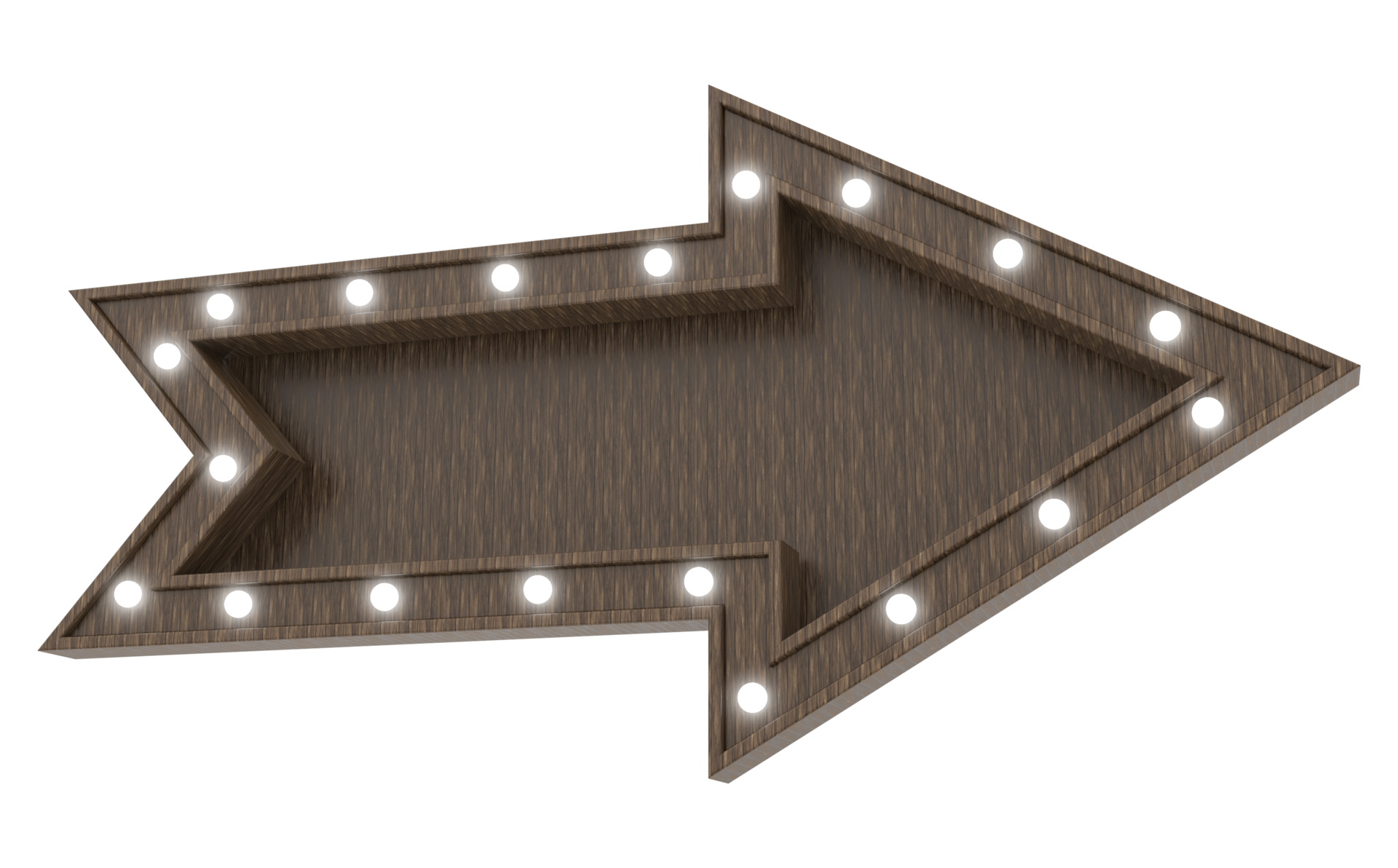 An Arrow Shaped Sign With Lights On It 27257261 PNG An Arrow Shaped Sign With Lights On It 27257261 PNG