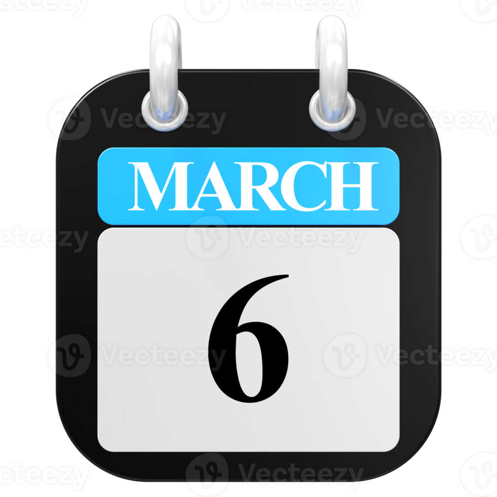 3D Rendering Of UI Icon March Day 6 png