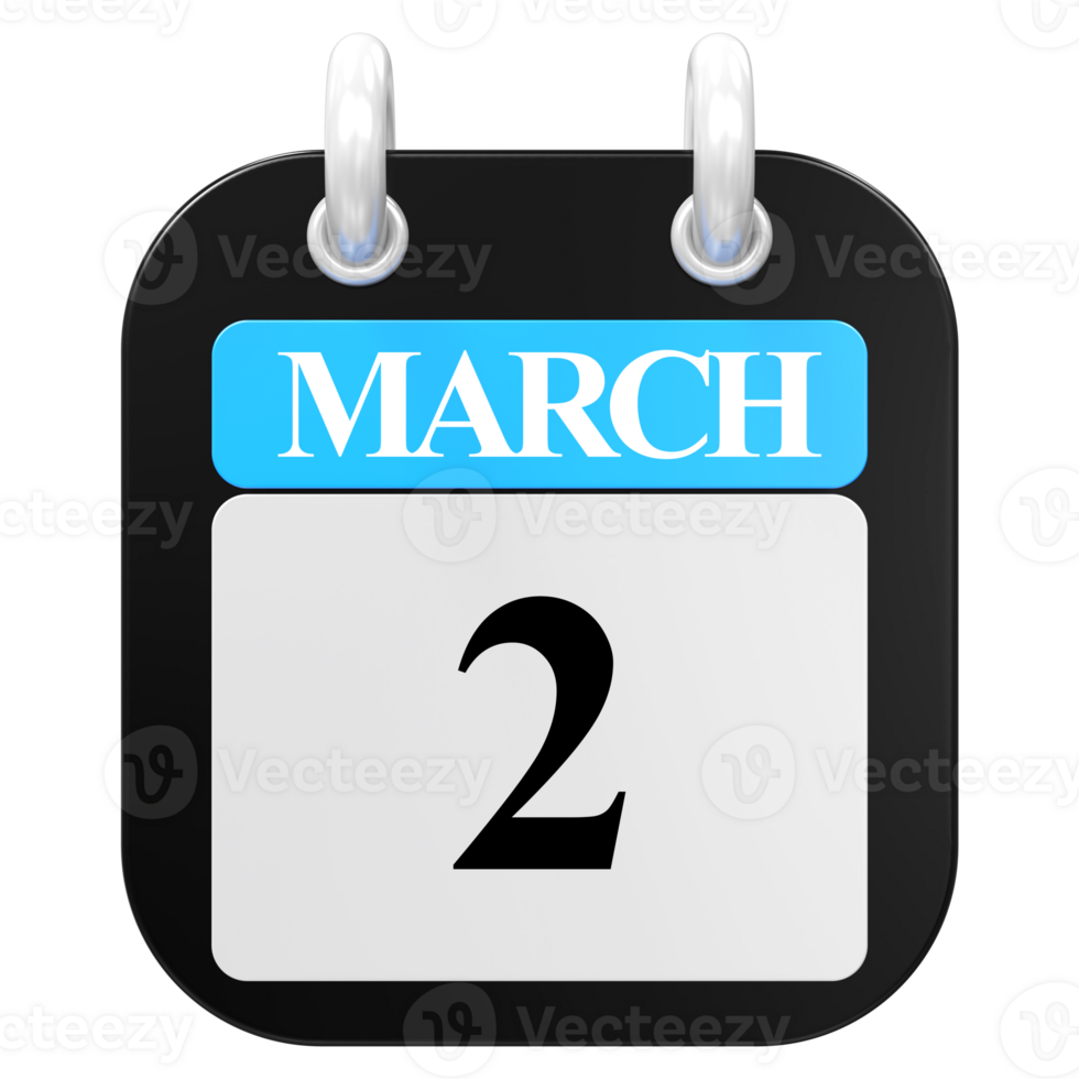 3D Rendering Of UI Icon March Day 2 png