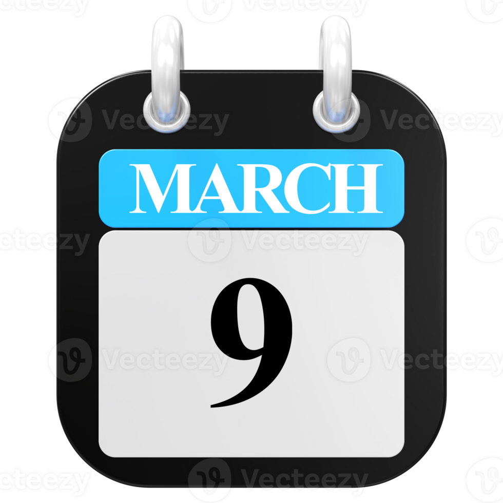 3D Rendering Of UI Icon March Day 9 png