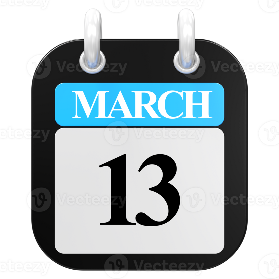 3D Rendering Of UI Icon March Day 13 png