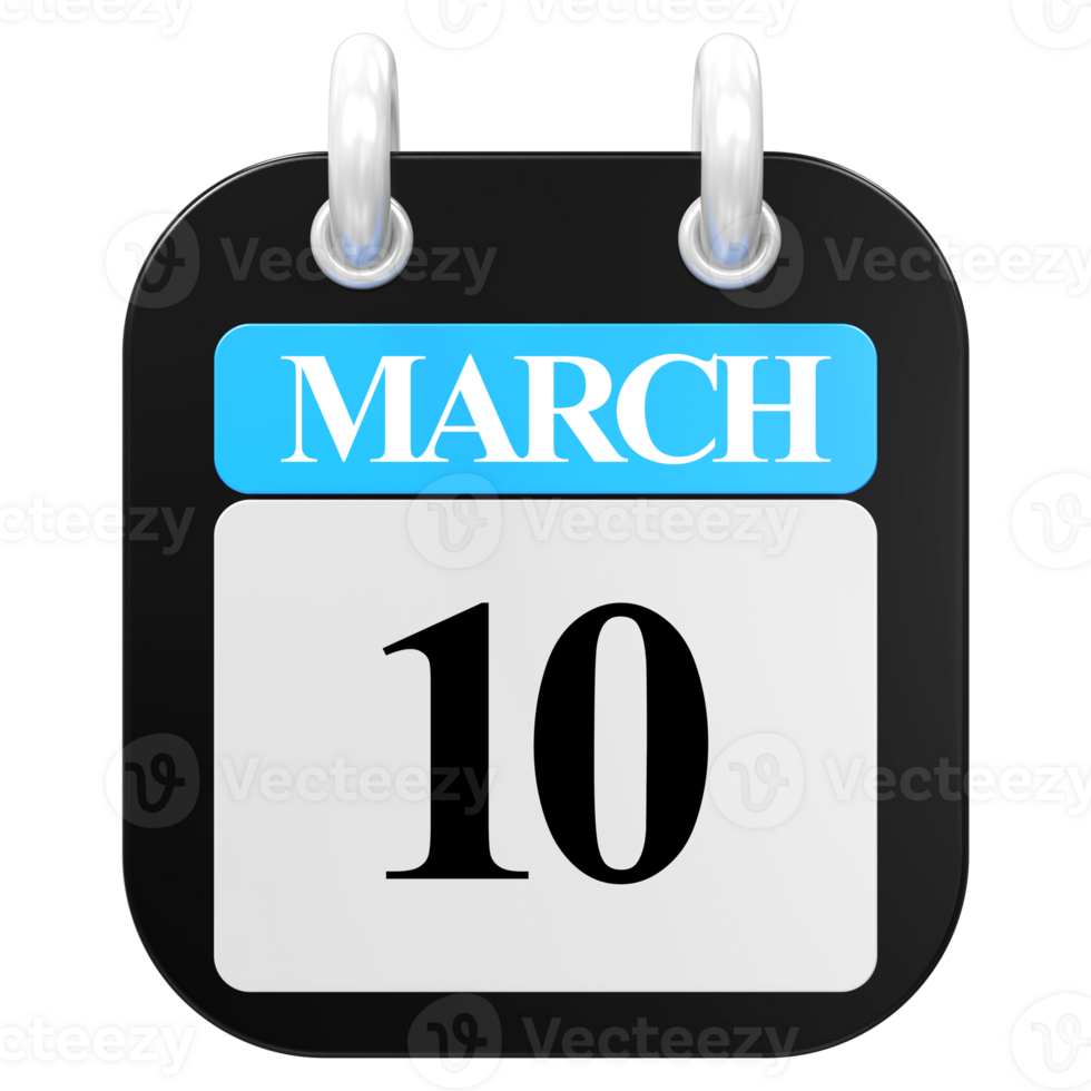 3D Rendering Of UI Icon March Day 10 png