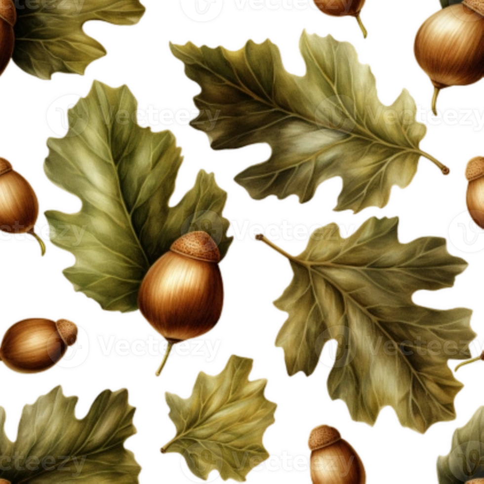 Seamless Watercolor Autumn png