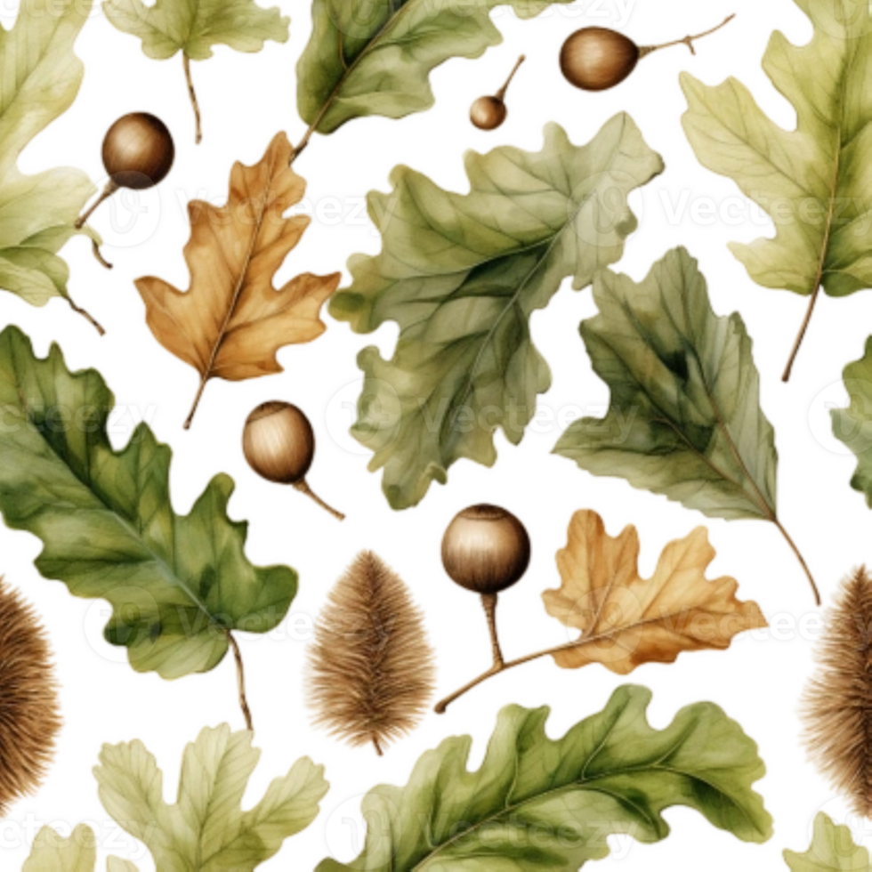Seamless Watercolor Autumn png