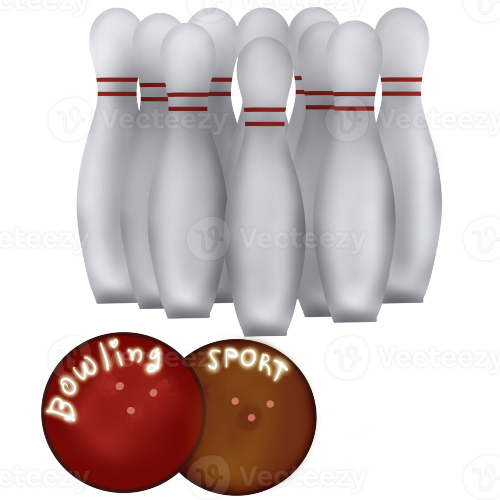 Bowling sport game png