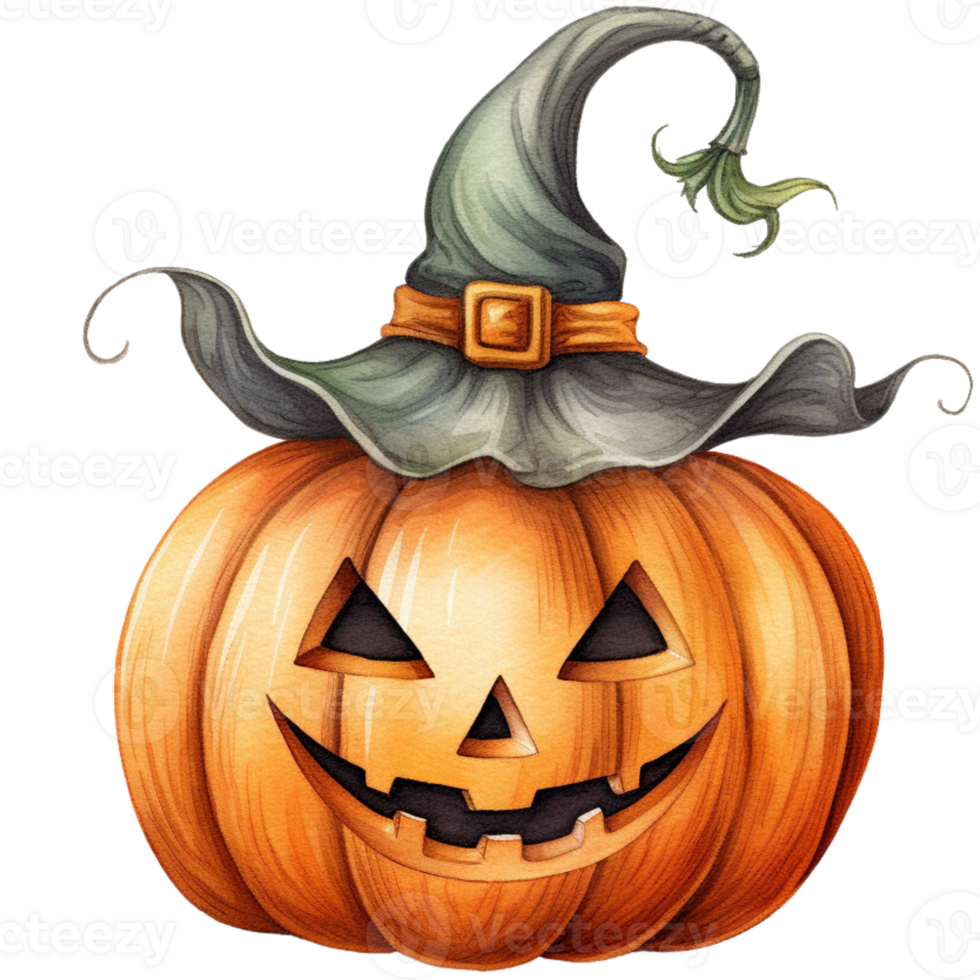 spaventoso jack-O'-lanterna diletto Halloween zucca intaglio e decorazione, png, ai generativo png