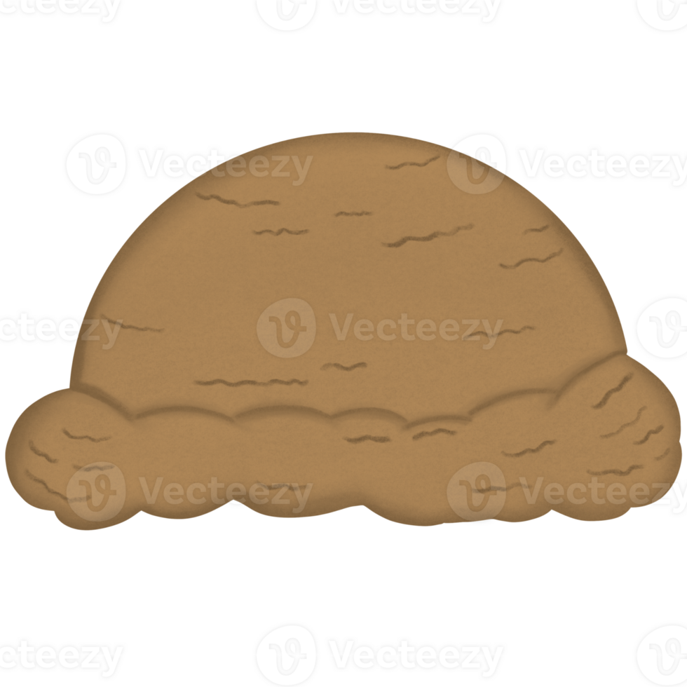 Scoop of ice cream png