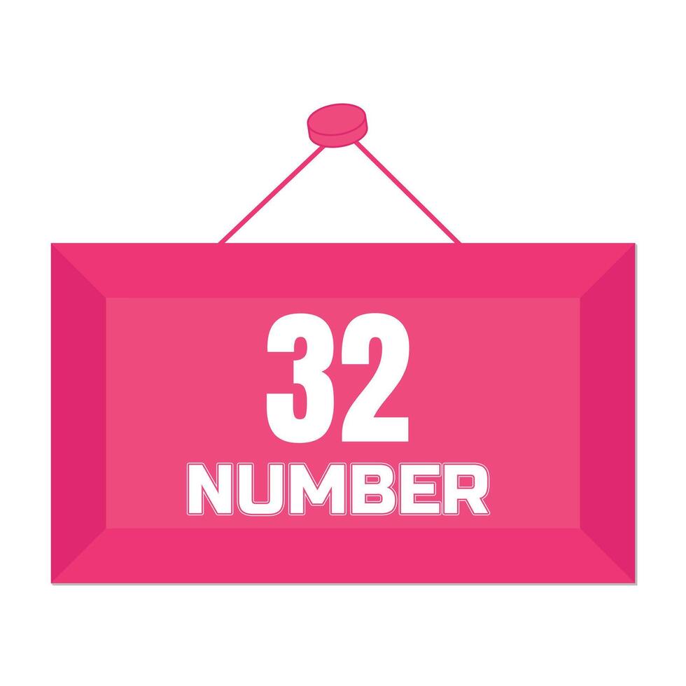 32 Number Design With Sign Board 27258446 Vector Art At Vecteezy 32-number-design-with-sign-board-27258446-vector-art-at-vecteezy
