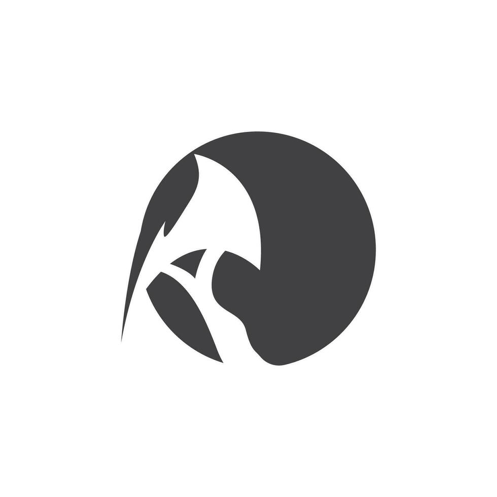 Axe Logo, Wood Cutting Tool, Lumberjack Vector, Simple Minimalist Design, Symbol Template vector