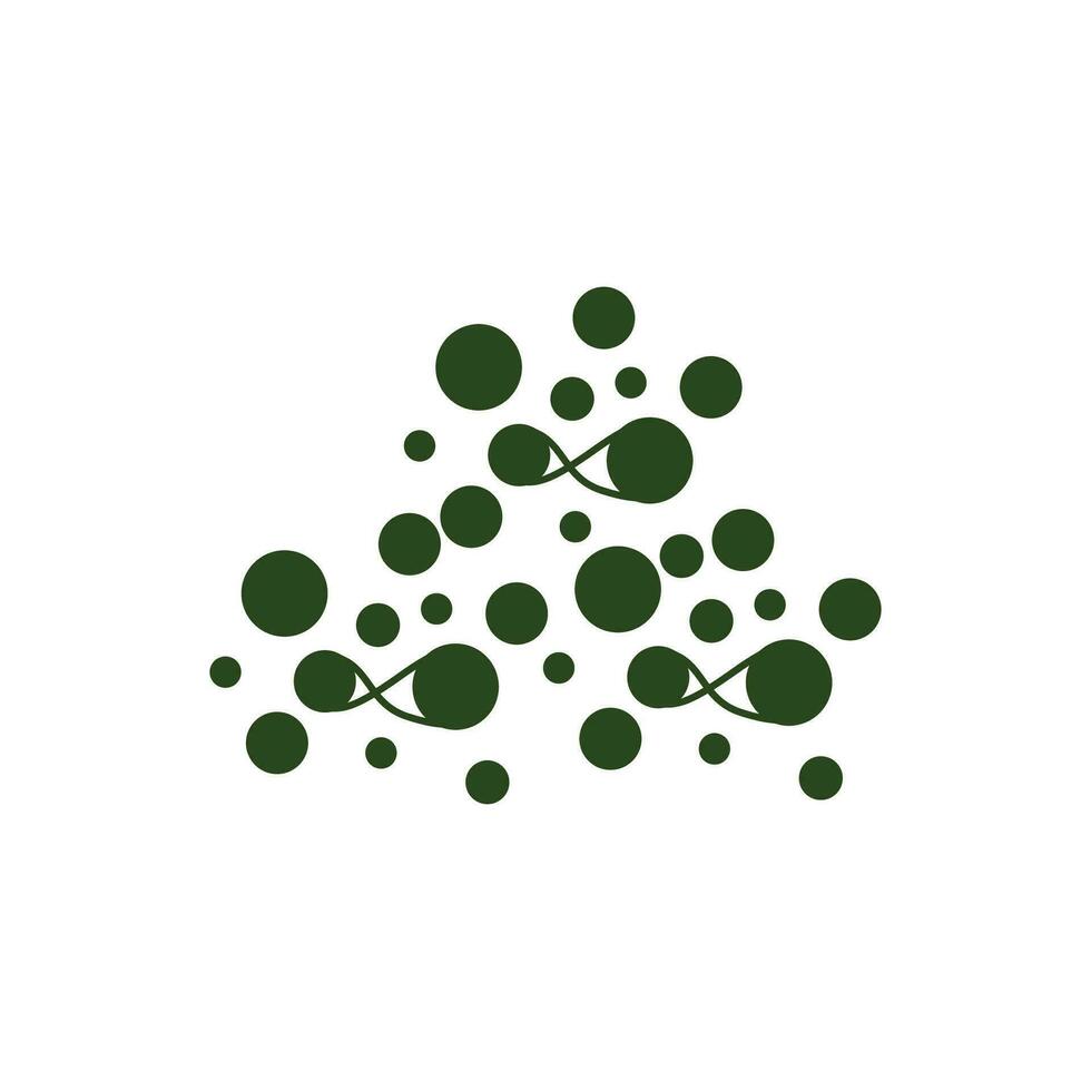 Neuron Logo, Cel Dna Network Vector, And Particle Technology, Simple Illustration Template Design vector
