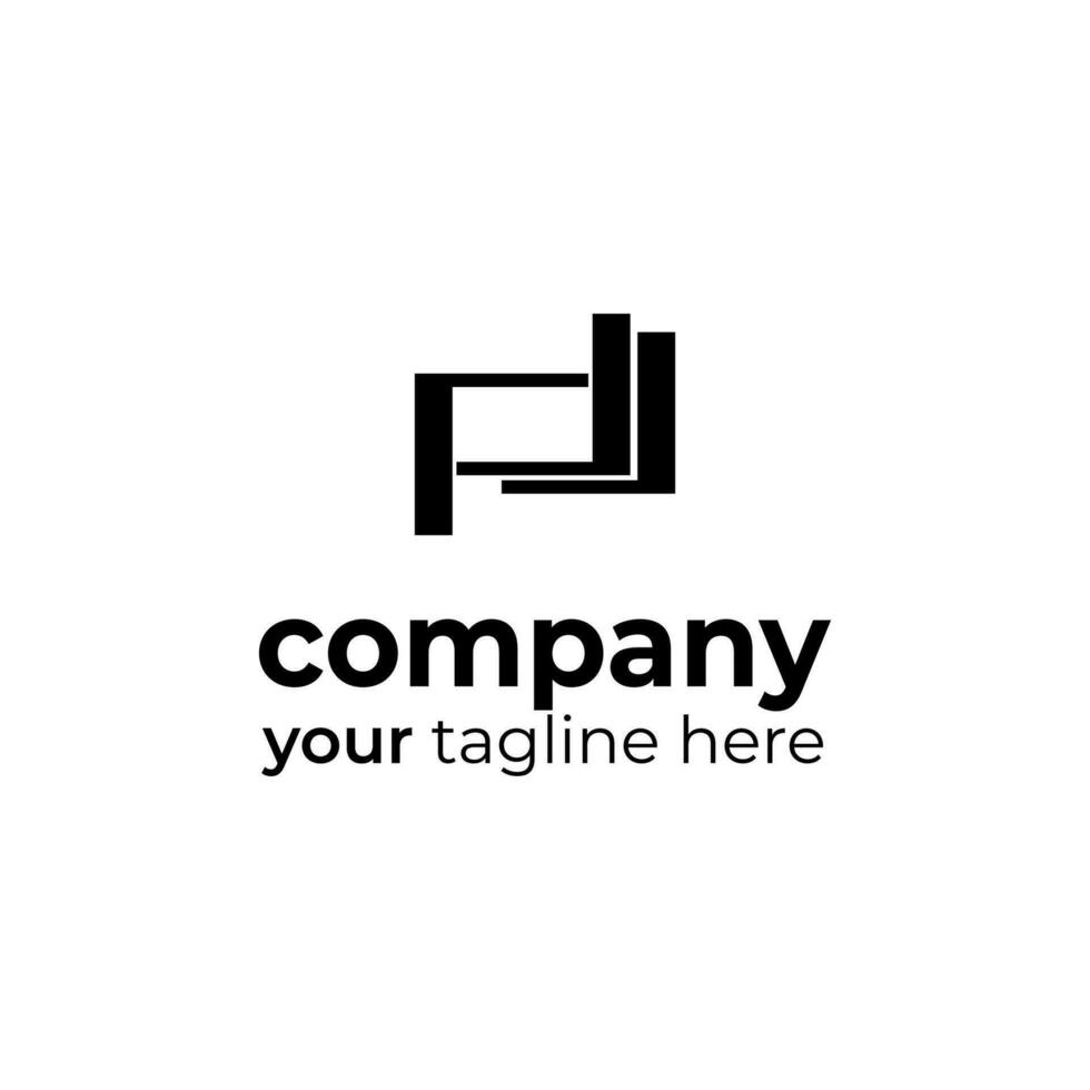 Abstrack Symbol logo on white background, can be used for art companies, sports, etc vector