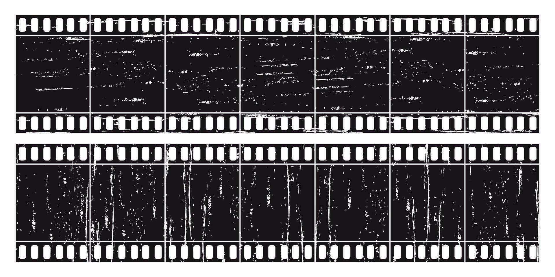 Old retro cinema movie strip vector