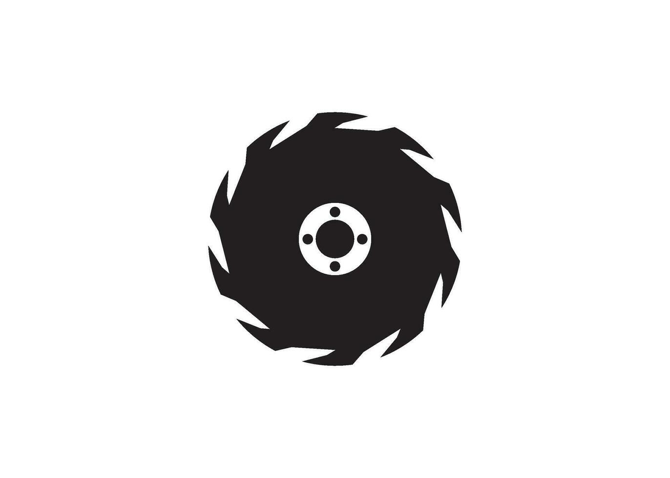 saw blade icon design templat4e vector isolated