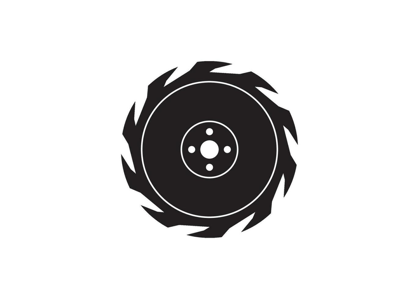 saw blade icon design templat4e vector isolated