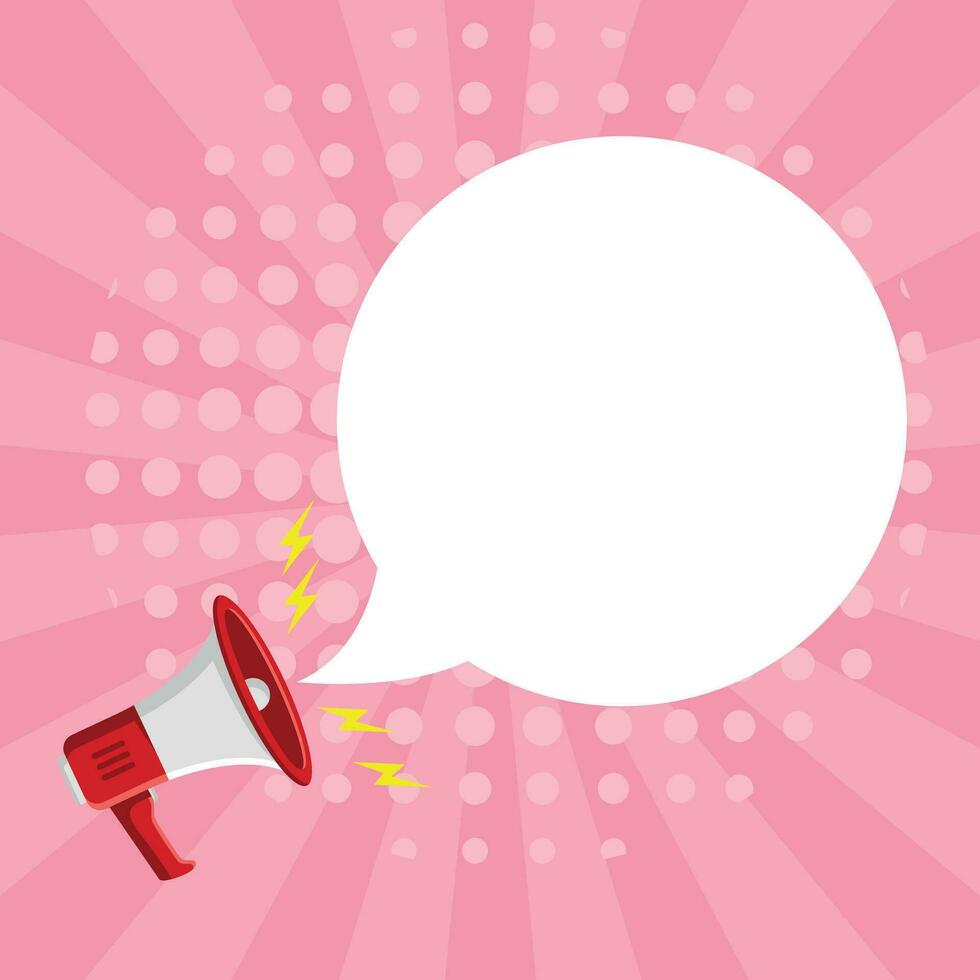 exciting news speech bubble. Loudspeaker. Banner for business, marketing and advertising vector