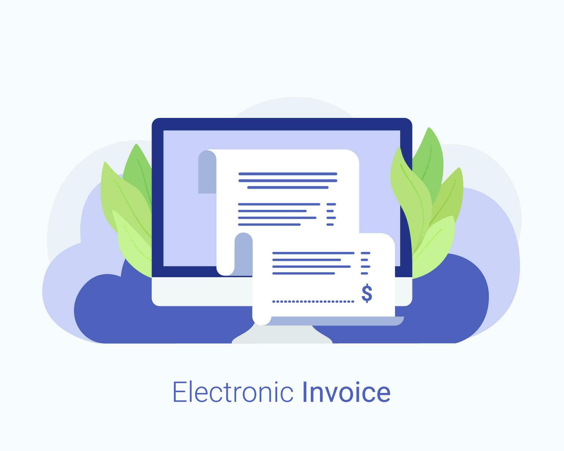 Electronic invoice, payments, protection money transfer