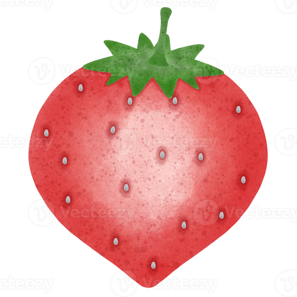 Fresh organic strawberry png