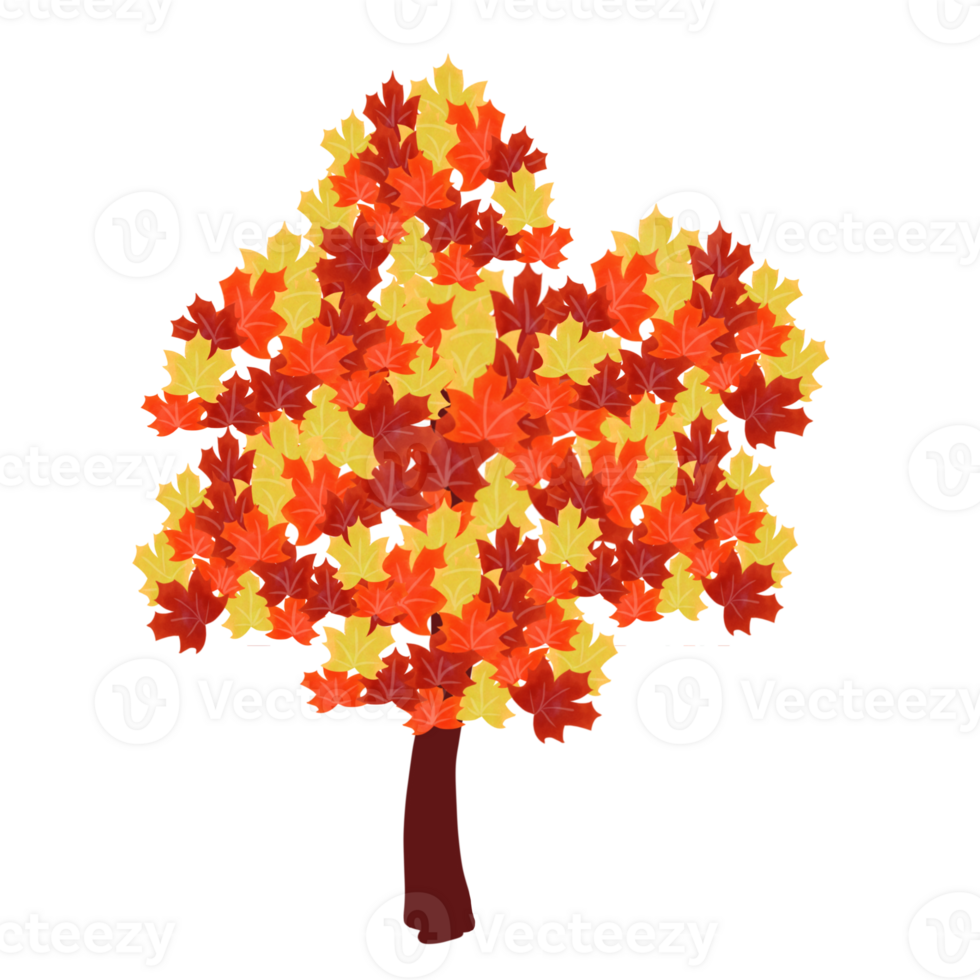 Unseen autumn trees png