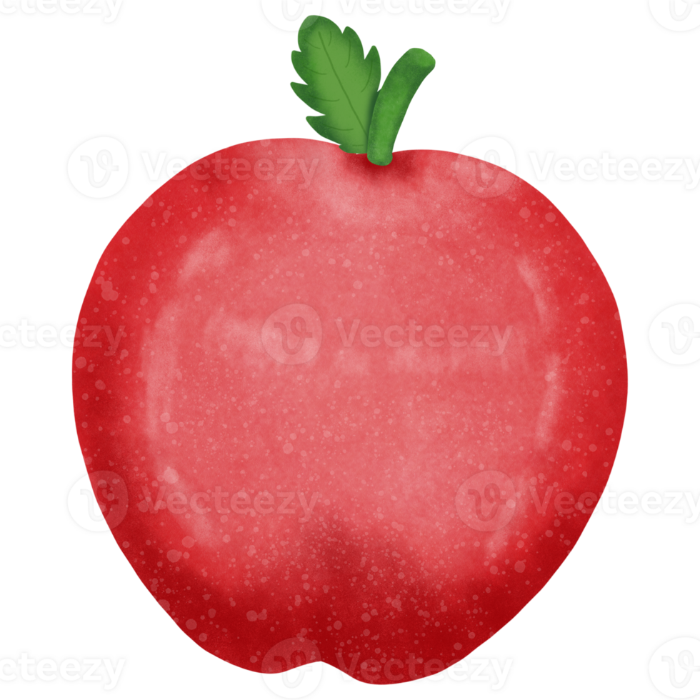 Fresh red apple png