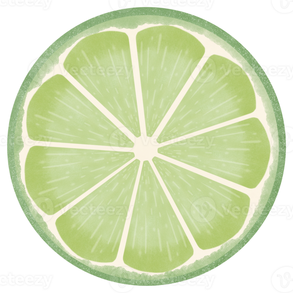 frisch geschnitten Limette png