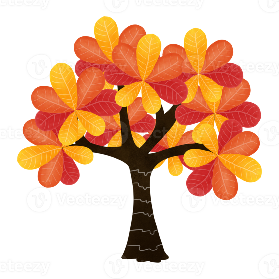 Unseen autumn trees png