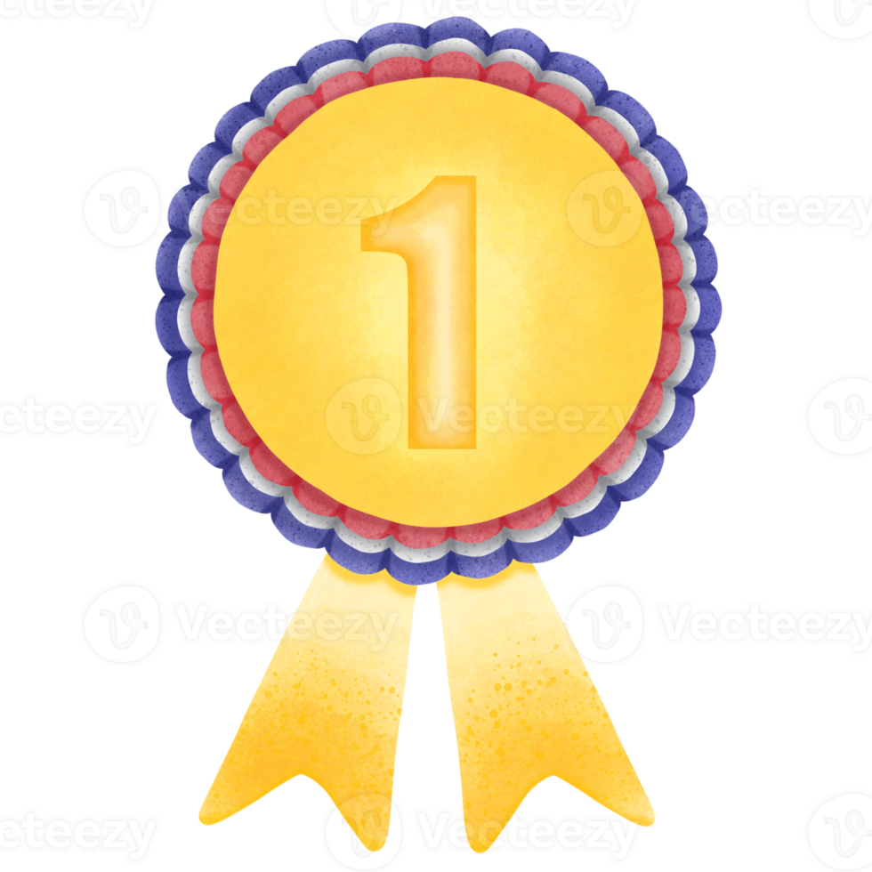Winner medal and trophie png
