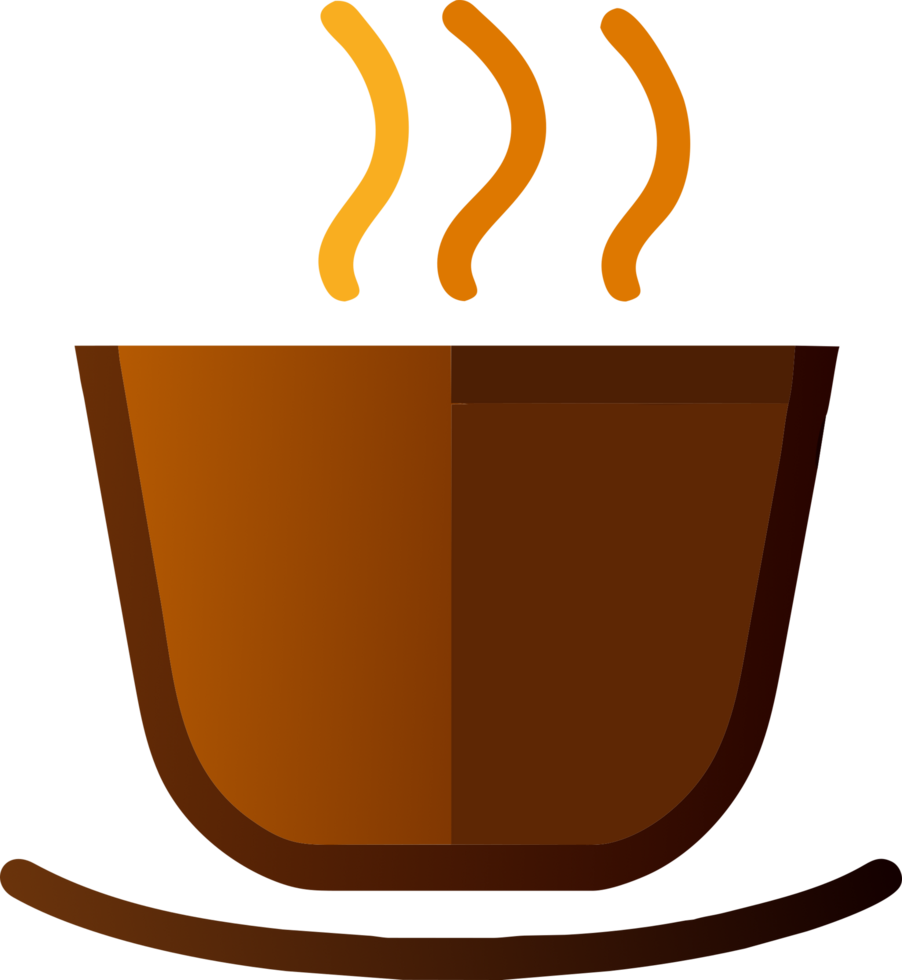 Coffee cup icon. AI Generated png