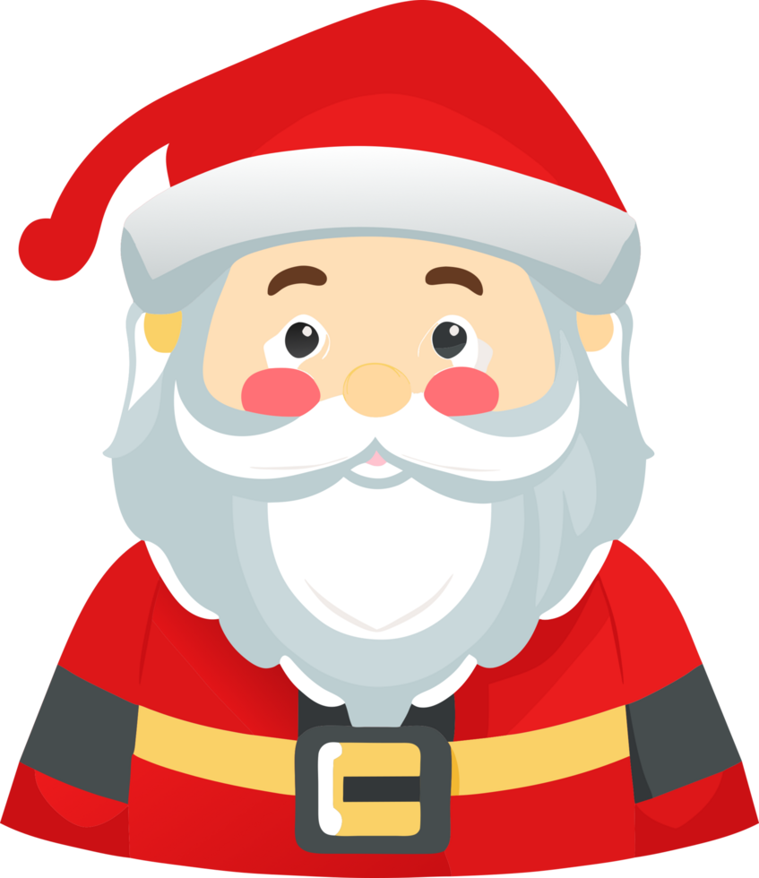 de kerstman claus icoon. ai gegenereerd png