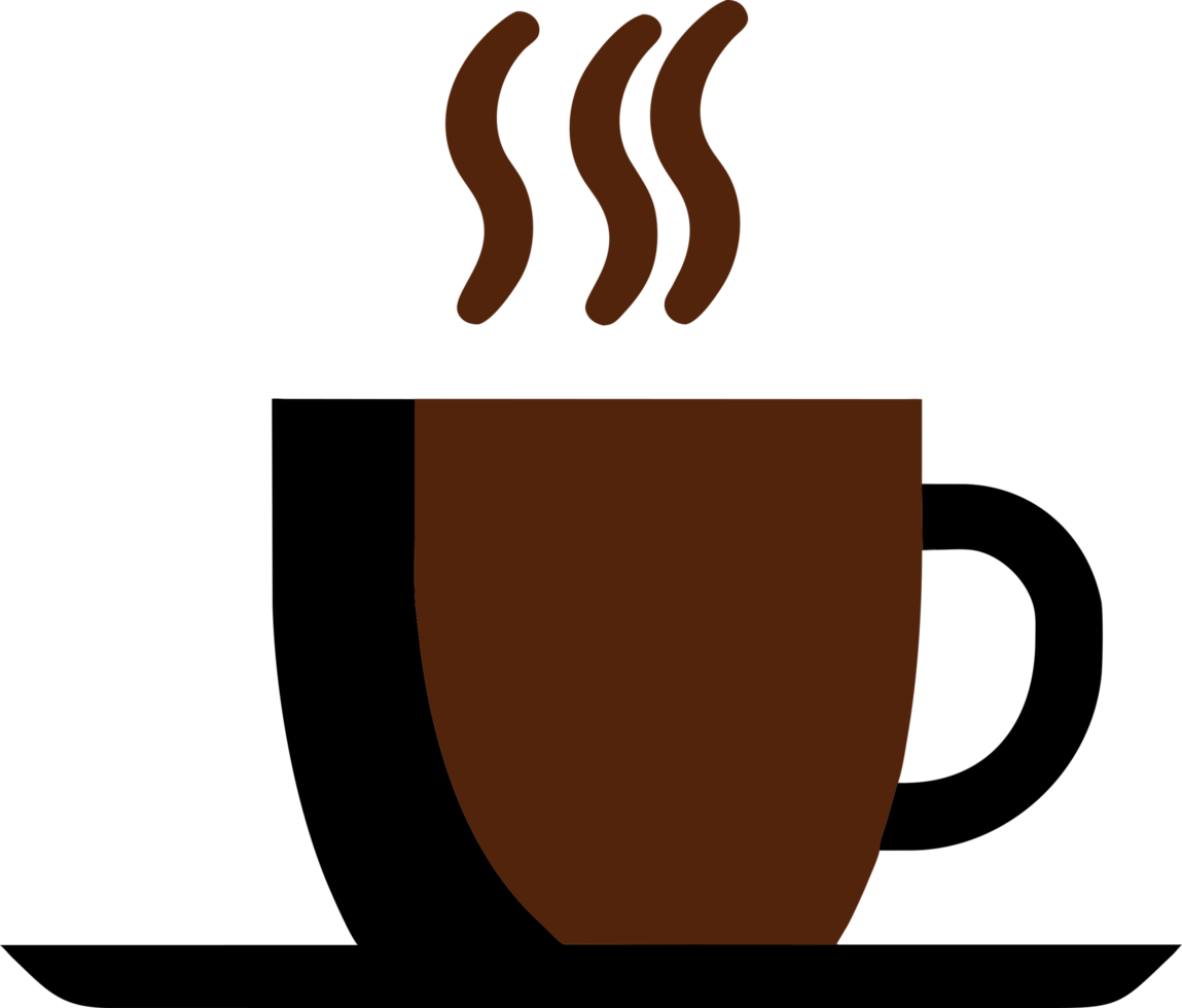 Coffee cup icon. AI Generated png