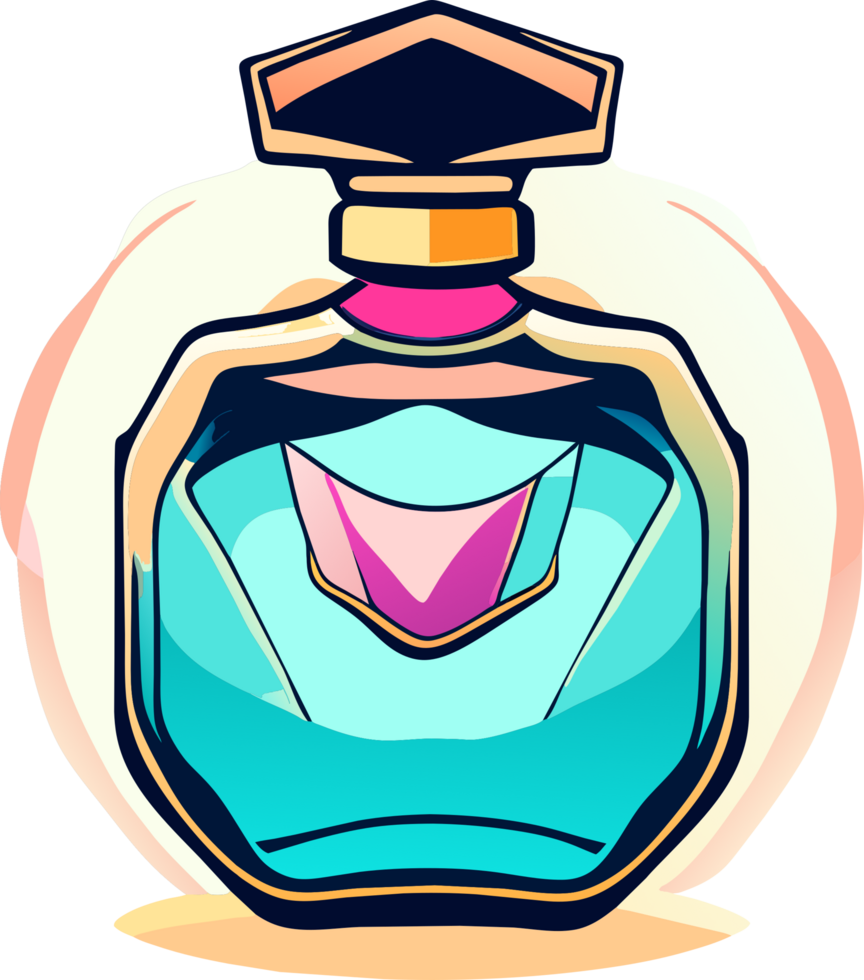 bottle of perfume. AI Generated png