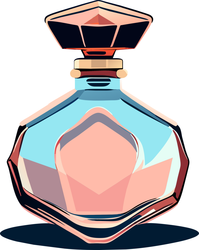 fles van parfum. ai gegenereerd png