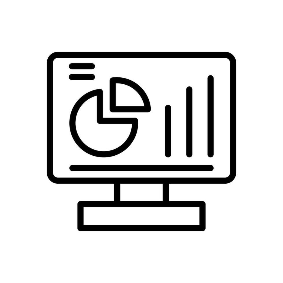 Business report icon. Audit and analysis, computer document, plan symbol., logo, isolate on a white background vector
