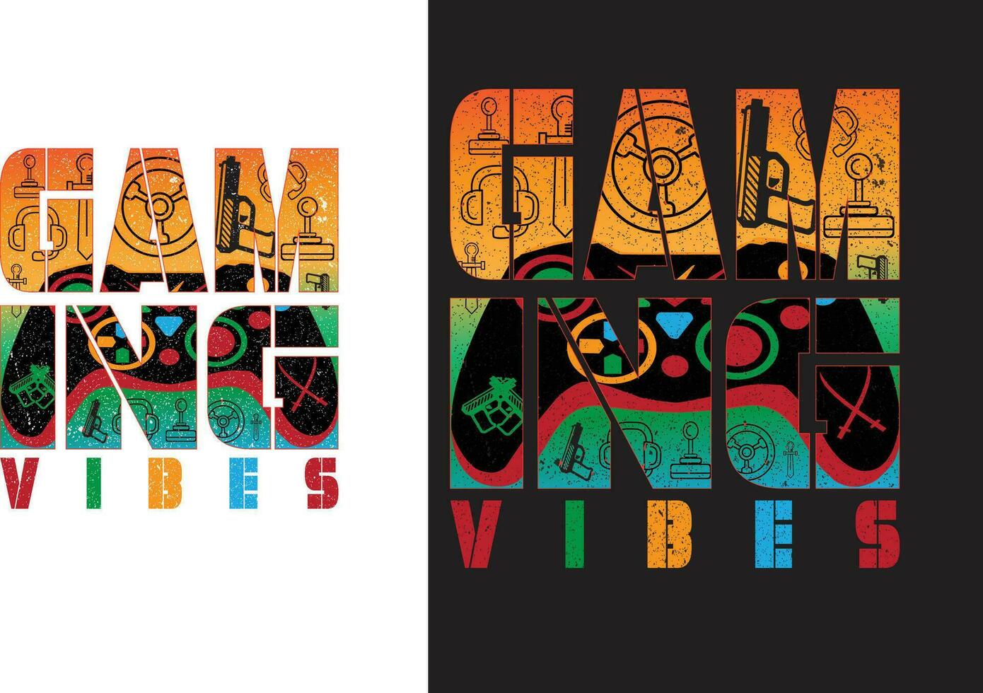 GAMING VIBES DESIGN vector