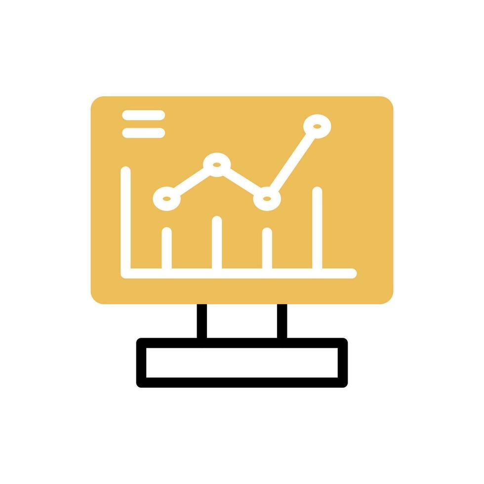 data analysis, agency, graph, business computer document, plan symbol., logo, isolate on a white background vector