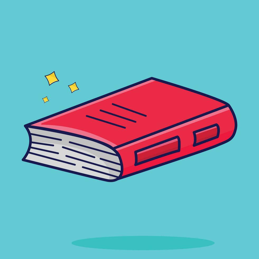 Red Book Cartoon vector