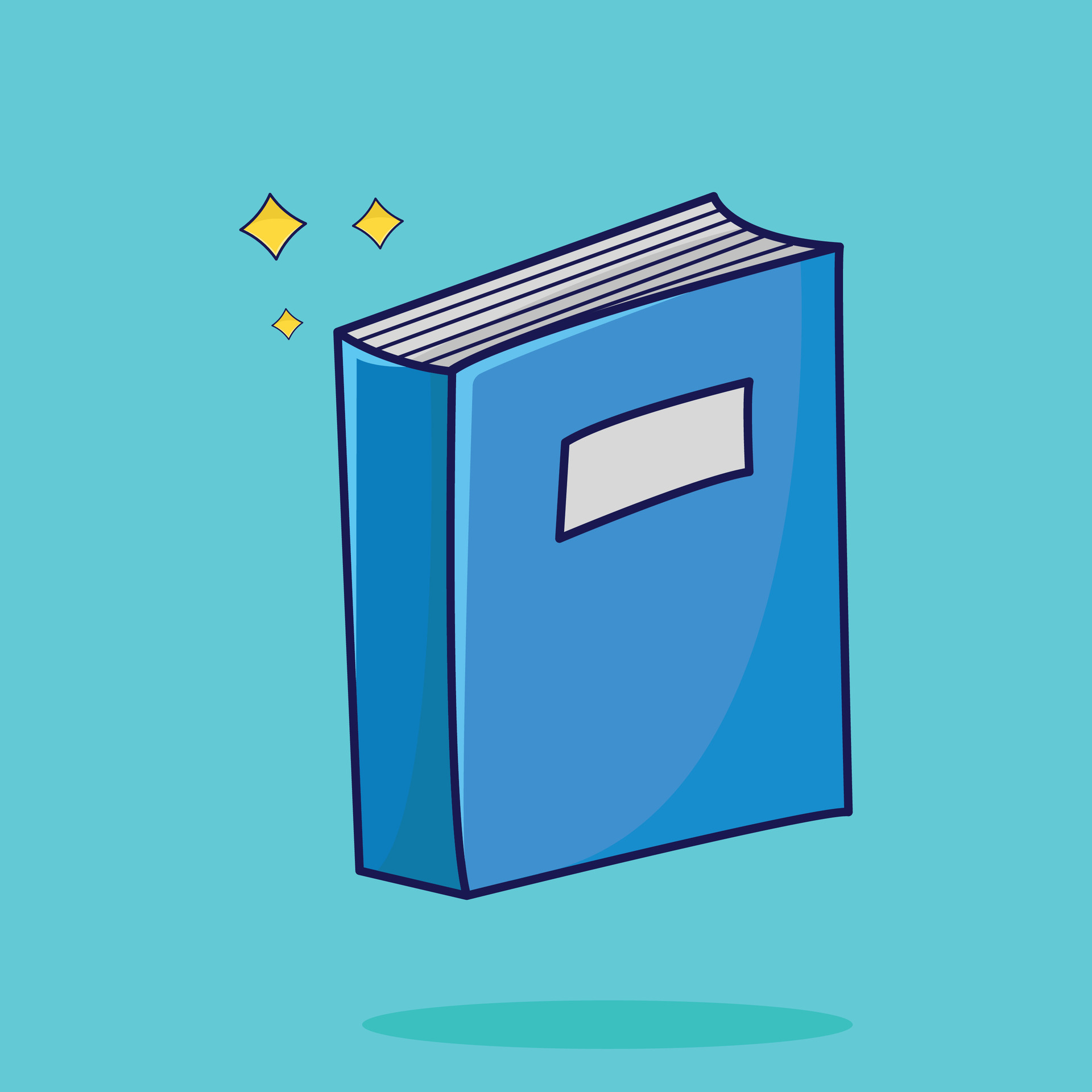 Blue Book Cartoon 27261647 Vector Art at Vecteezy