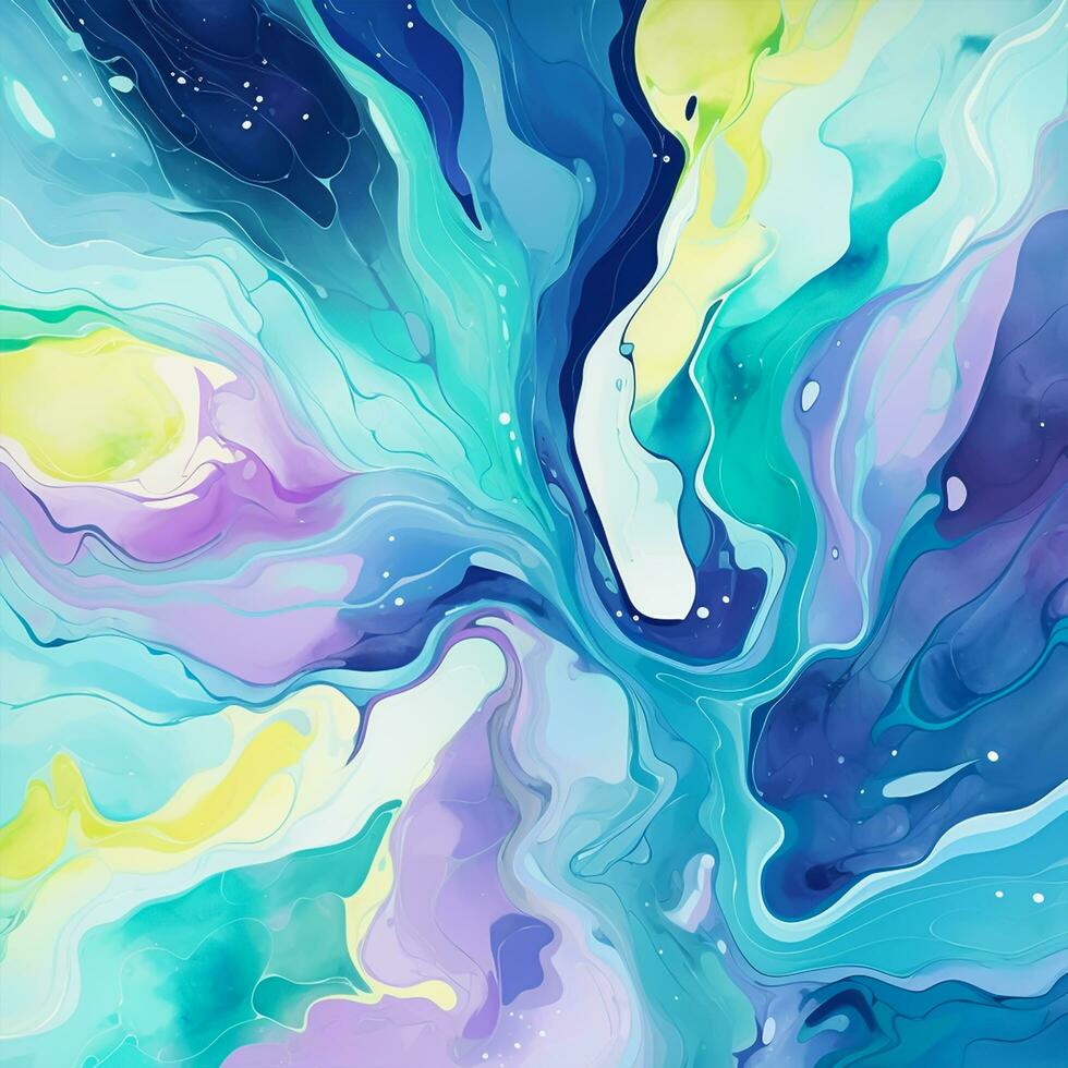Abstract colorful background. Psychedelic texture. Digital painting photo