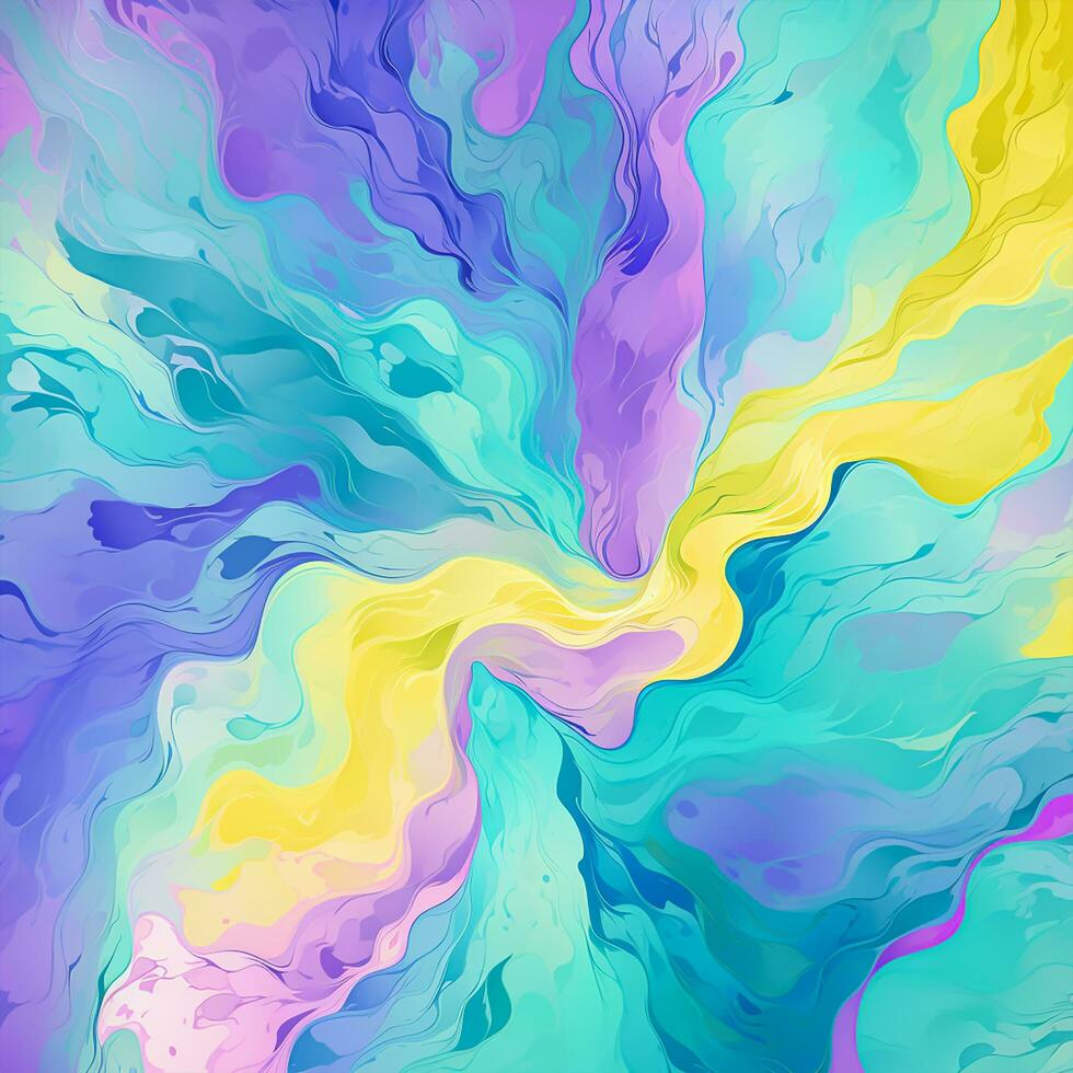 Abstract colorful background. Psychedelic texture. Digital painting photo