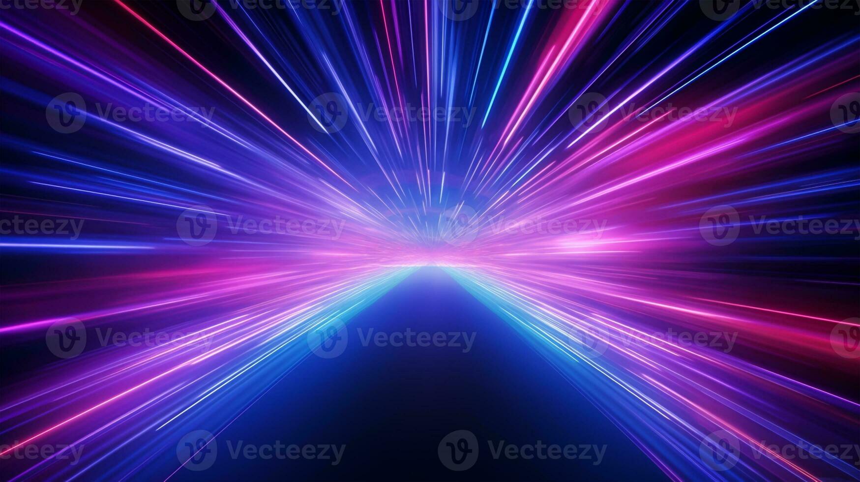 abstract fast background with neon lights. Glowing spiral pattern. photo