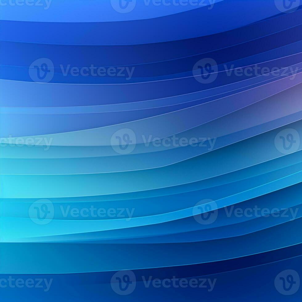 Abstract blue background with waves and space for text photo