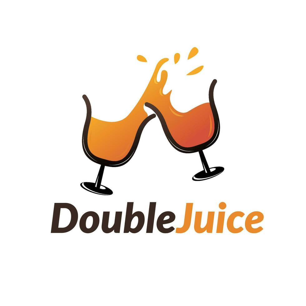 Fresh juice logo design - sweet juice logo design - splash juice logo - juice splash logo - vector