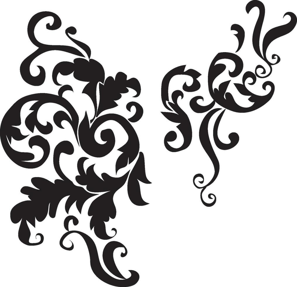 embroidery design pattern vector