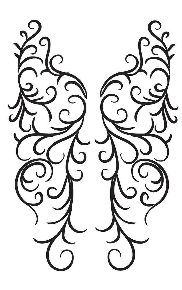 Embroidery fashion patetrn vector